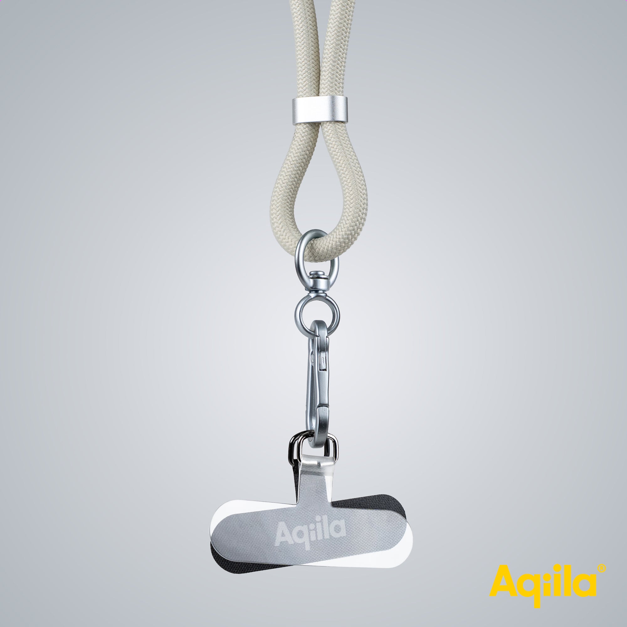 Aqiila halsrem med USB-C till Lightning-kabel sandfärgad