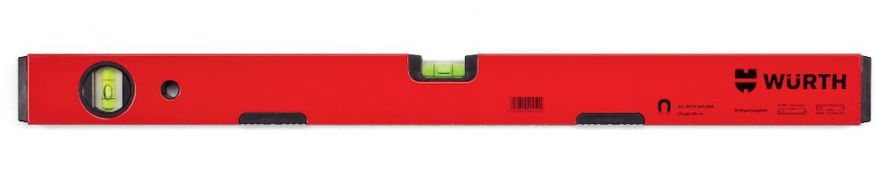 WURTH VATTENPASS ALU M/MAGNET  80 CM