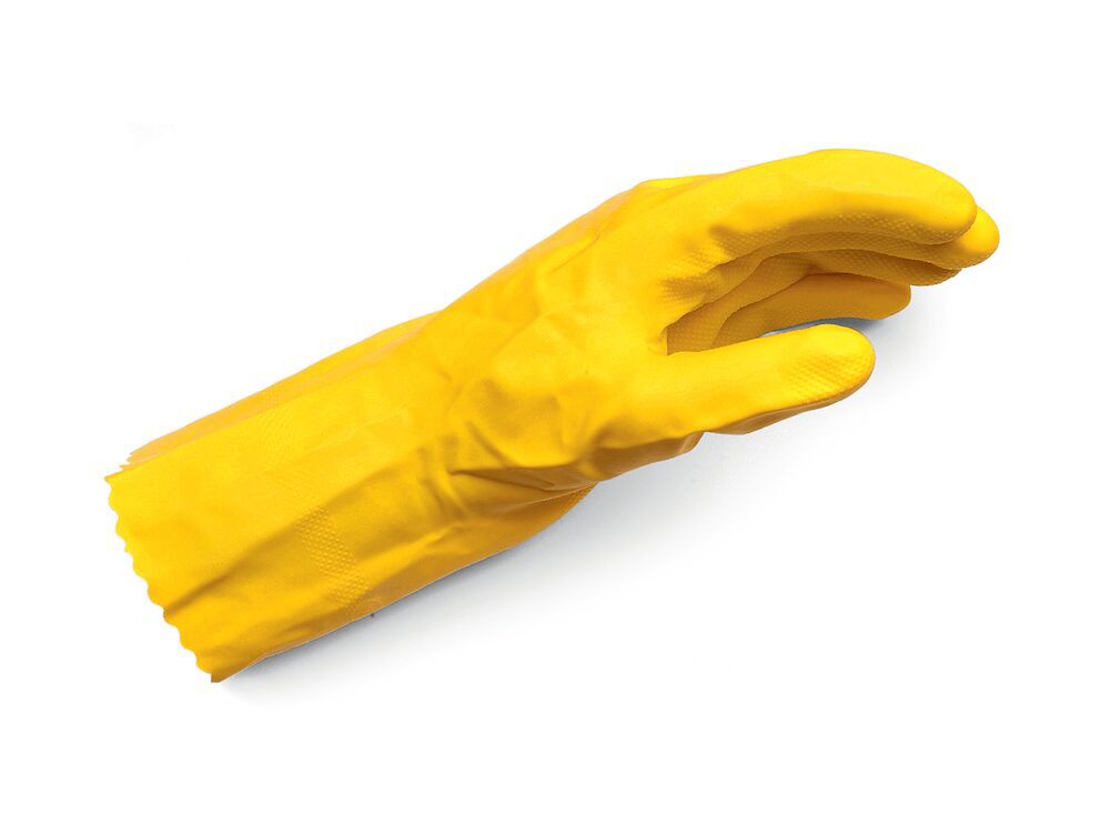 WURTH LATEXHANDSKE GUL STL S