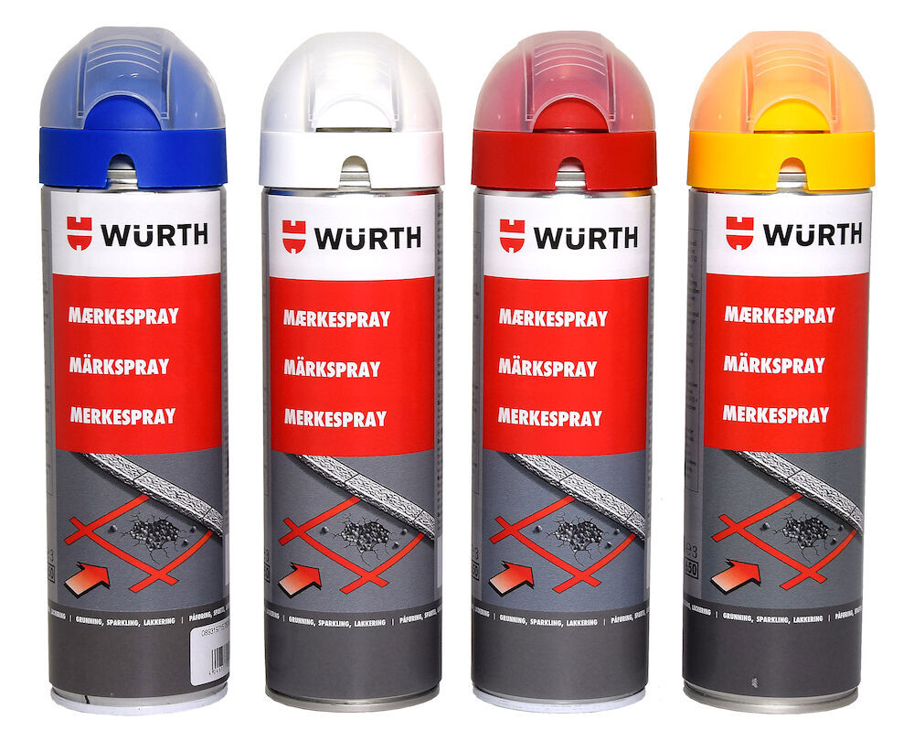 WURTH MÄRKSPRAY VIT 500 ML