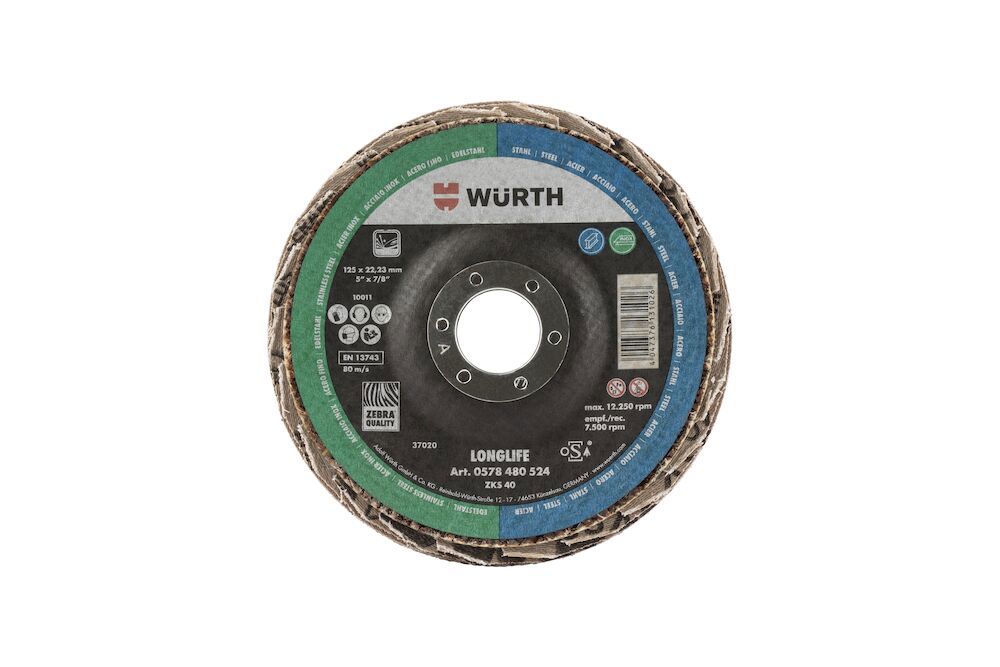 WURTH LAMELLROND PLAN K40 125MM