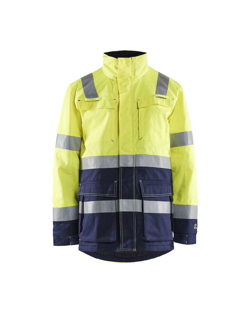 WURTH VINTERPARKA FR GUL/BLÅ XXXL