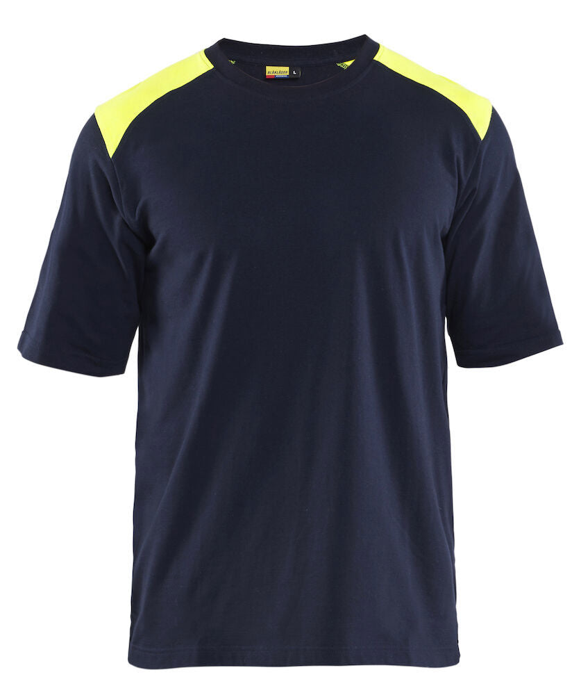 WURTH FLAMSKYDD T-SHIRT MARIN/GUL XL