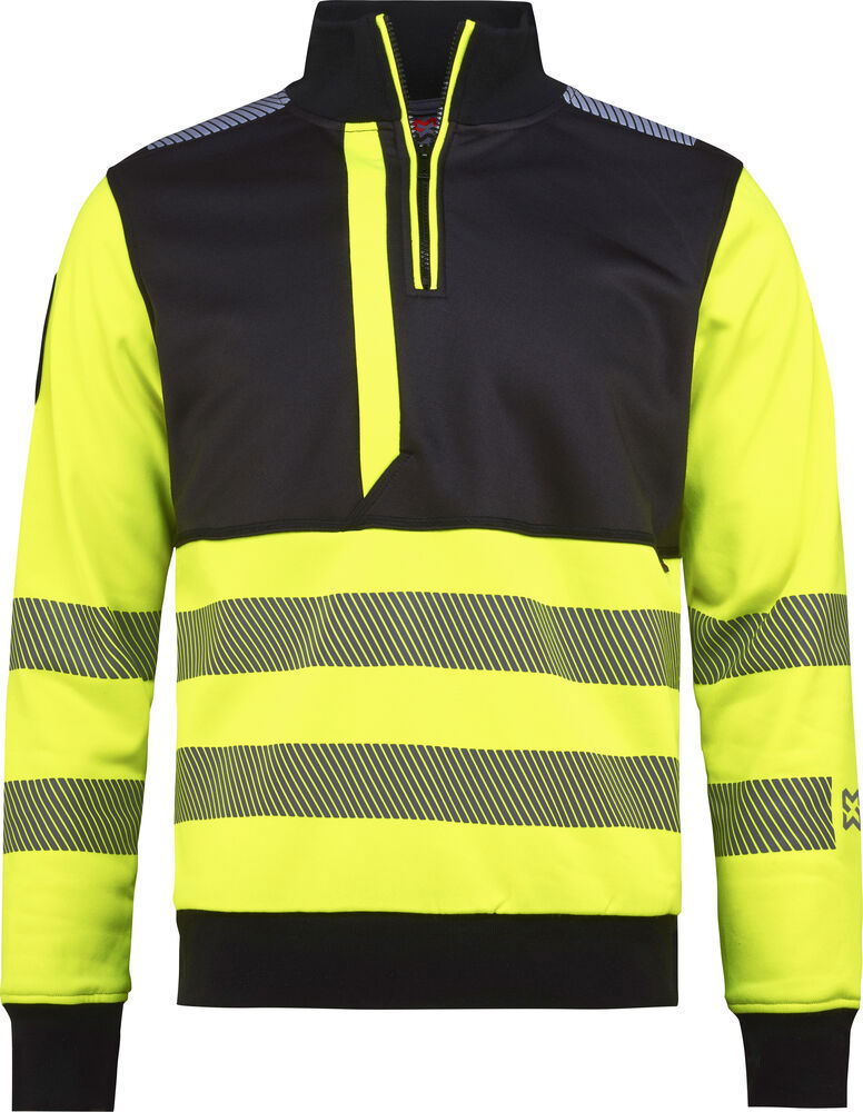 WURTH TRÖJA HALVZIP NORDIC GUL 4XL