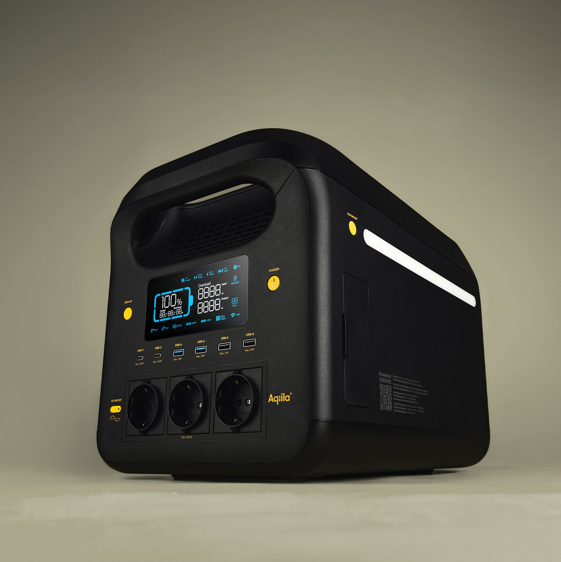 Aqiila Powerbird S1800V2 portabel powerstation 1 800W