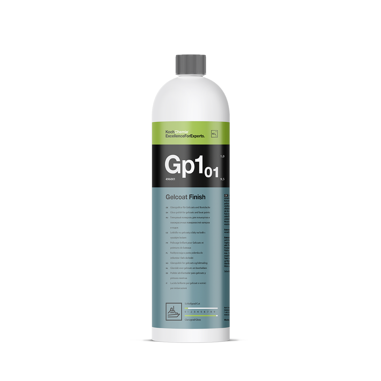Båtpolermedel Koch-Chemie Gelcoat Finish Gp1.01, 1 liter