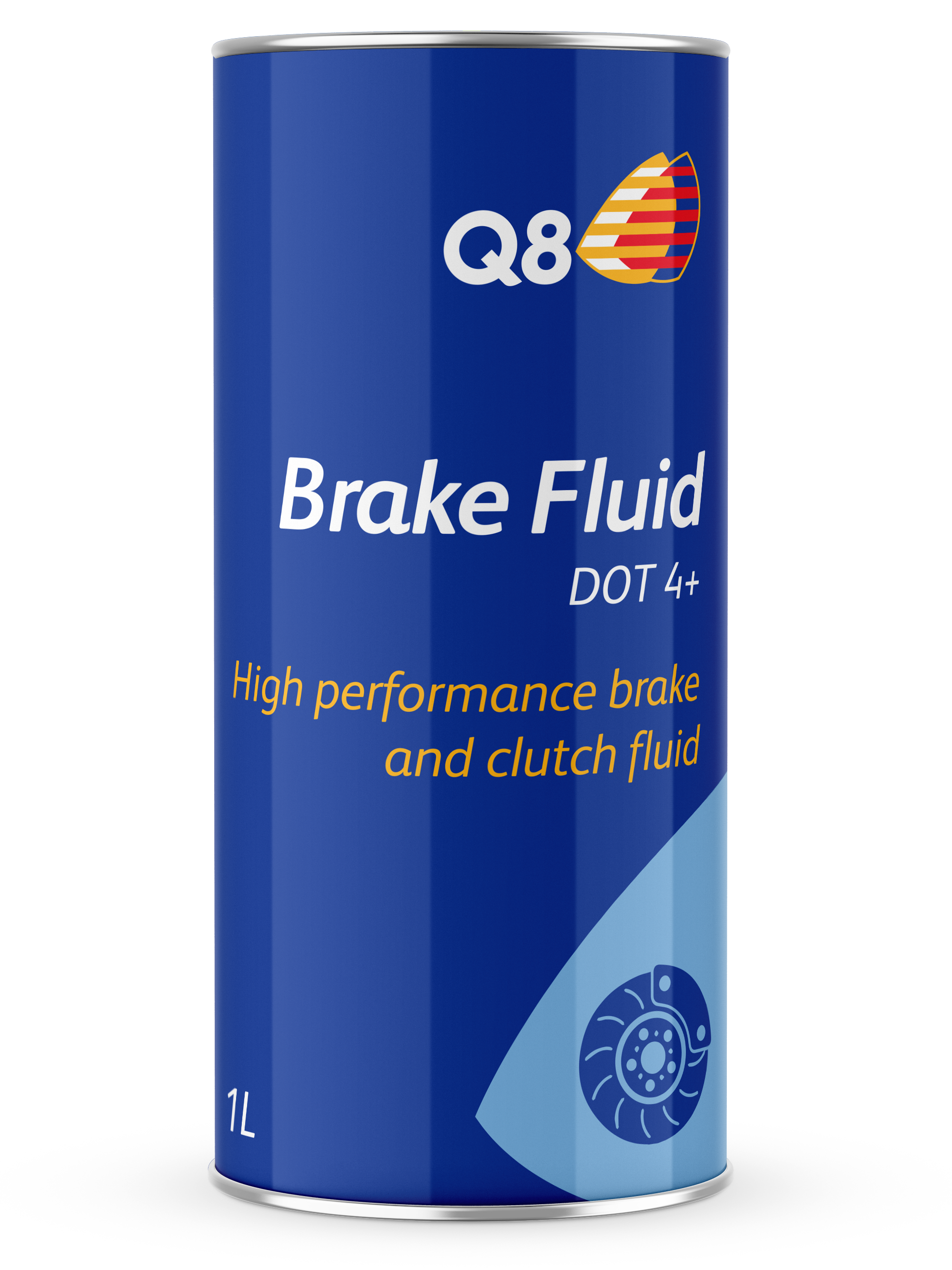 Q8 Brake Fluid DOT 4+ 1L - BROMSVÄTSKA