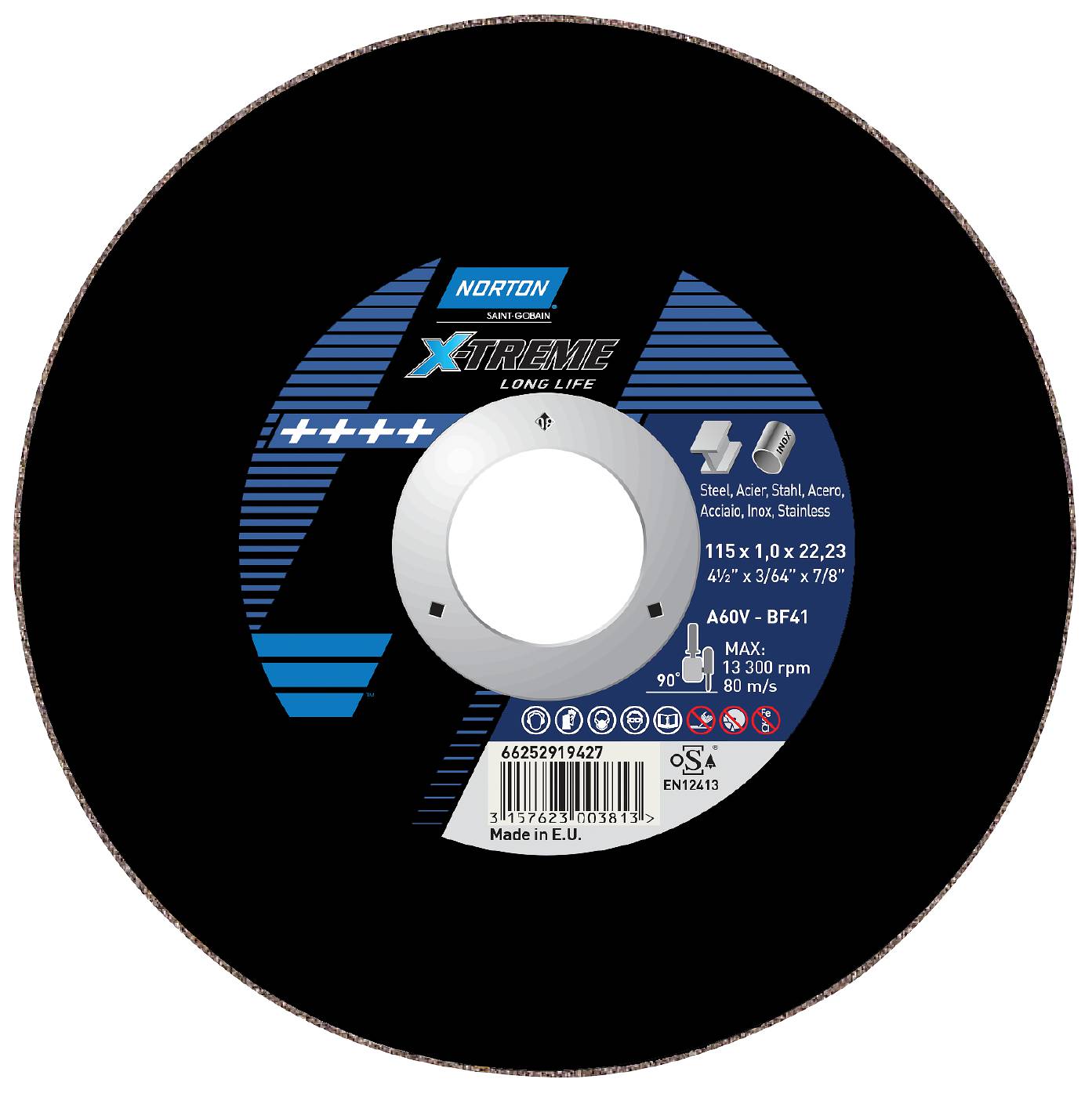 Norton Kapskiva X-treme 115mm x 1,0mm x 22mm