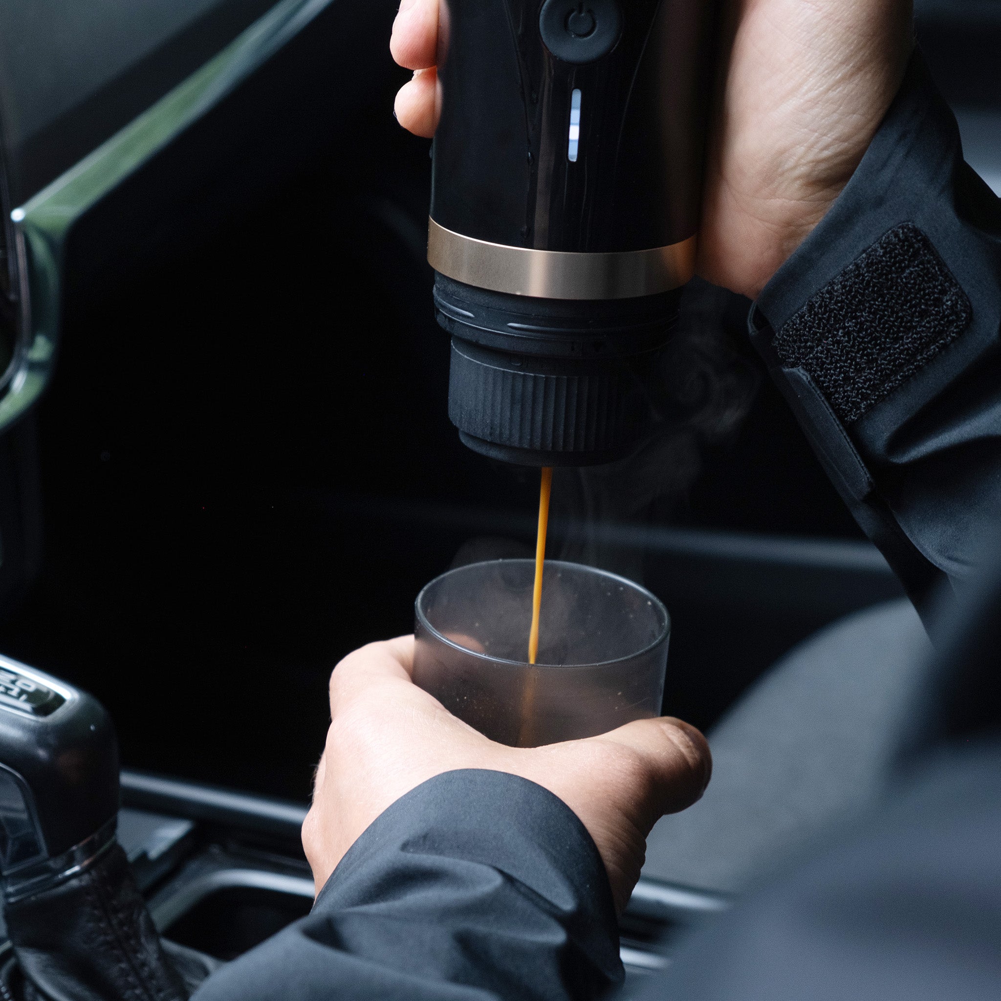 Aqiila Coffeebird portabel espressomaskin svart