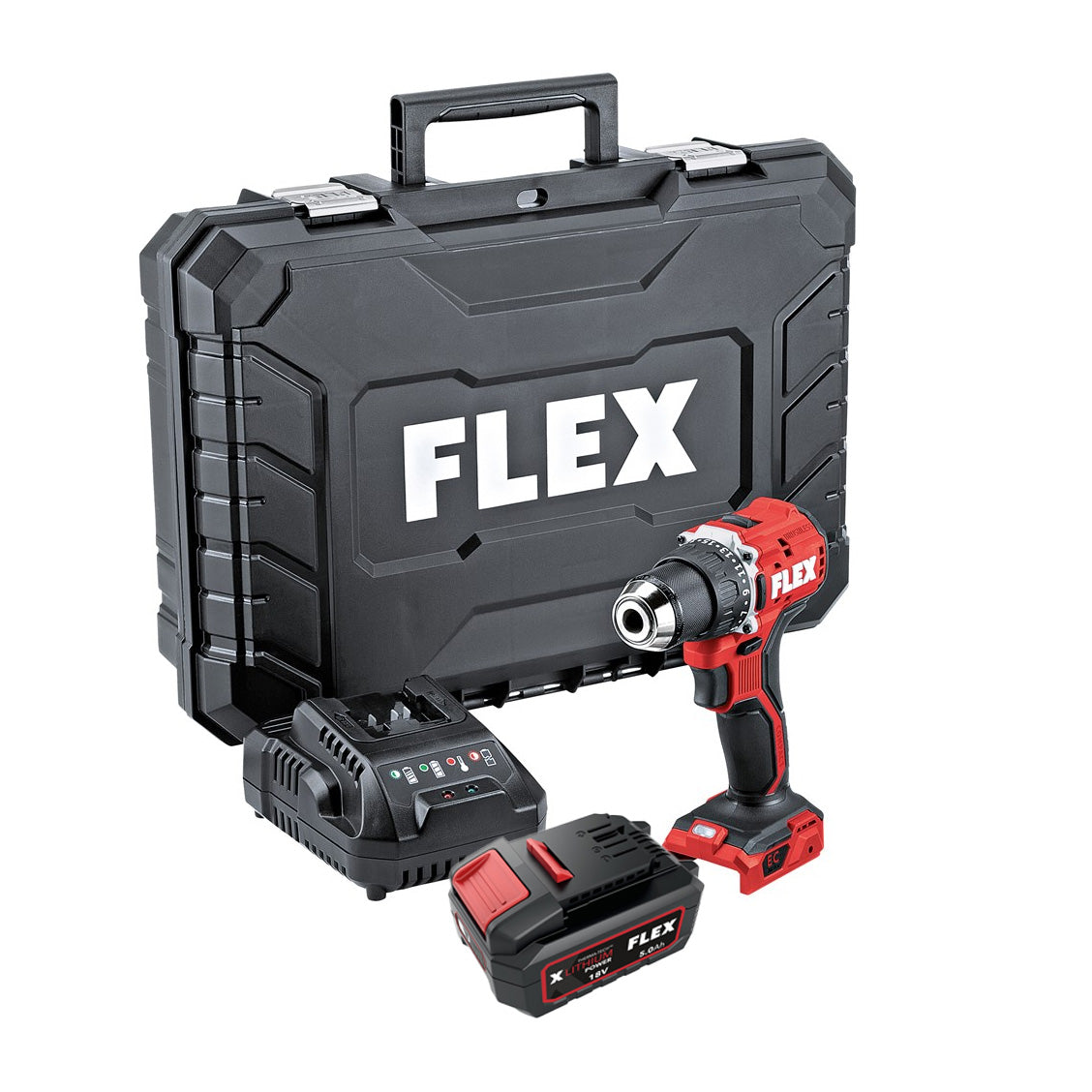 Flex DD2G 18.0v Skruvdragare S-KIT, Batteri 5,0Ah+ Laddare