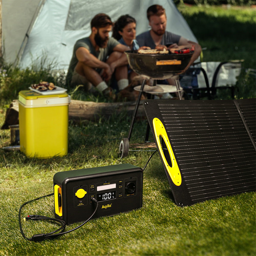 Aqiila Sunbird P100 bärbar solpanel 100W