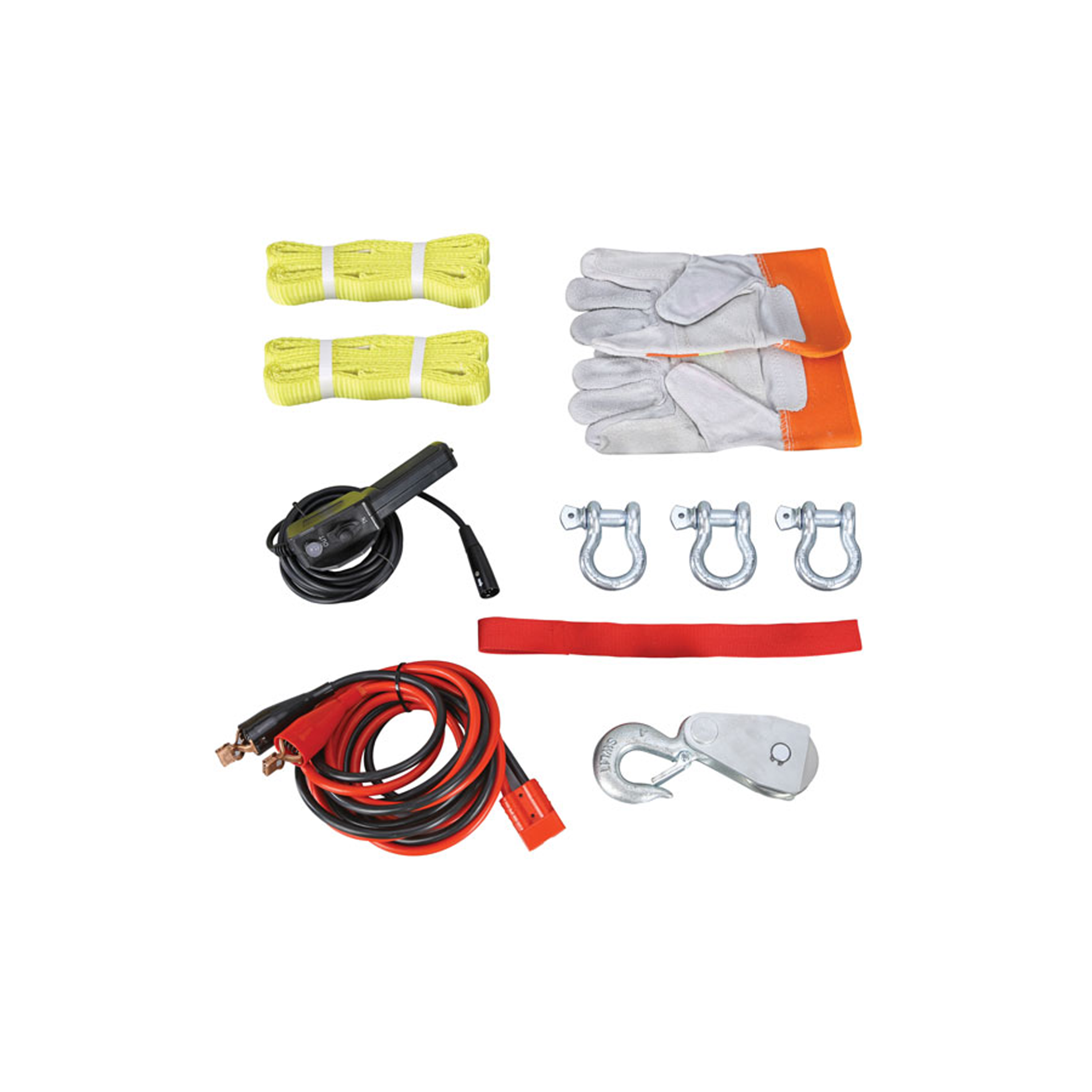 Portabel Vinsch BPE Warrior Winch Trojan Syntet 12V, 1814 kg