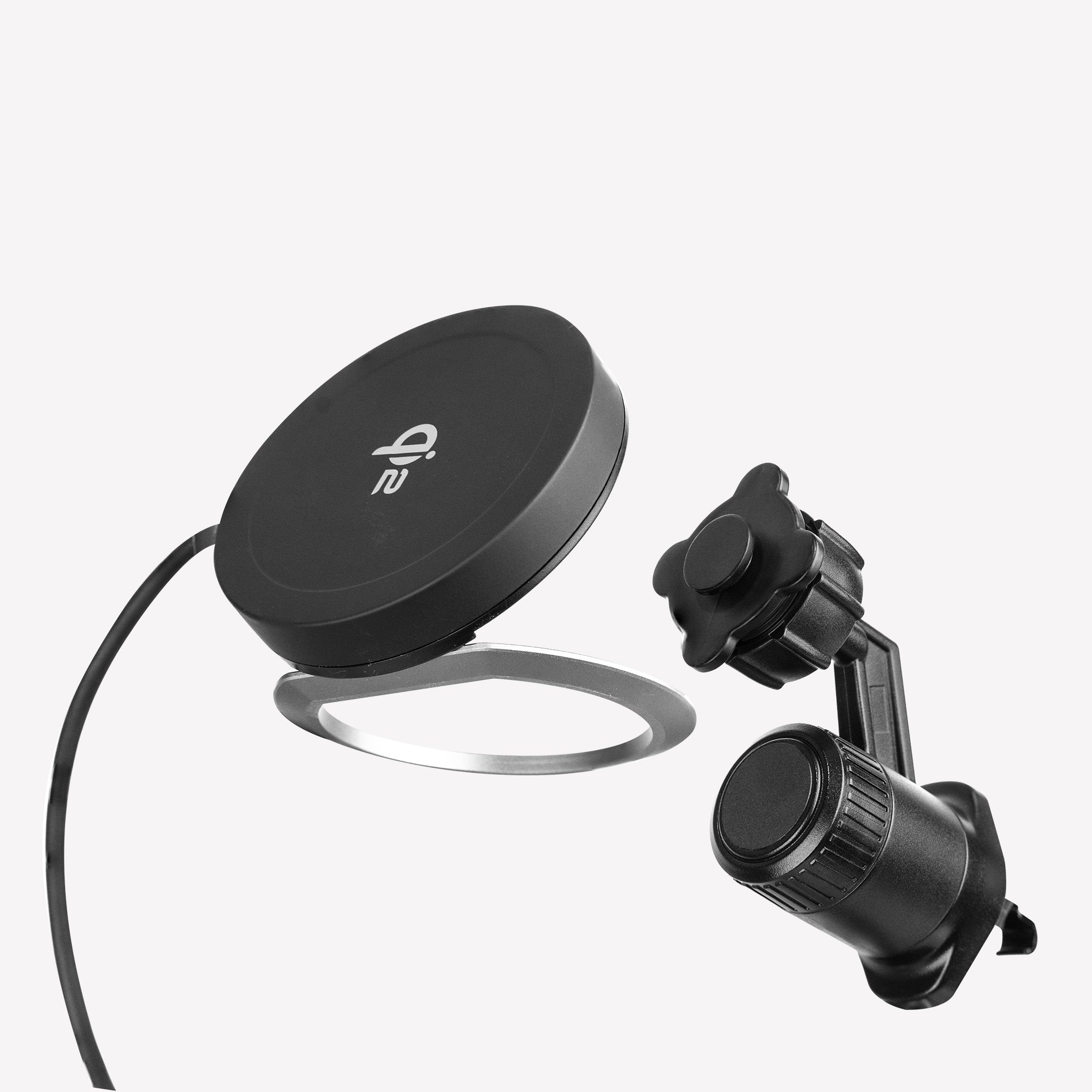 Aqiila Chargebird Qi2 trådlös laddare med universellt bilfäste