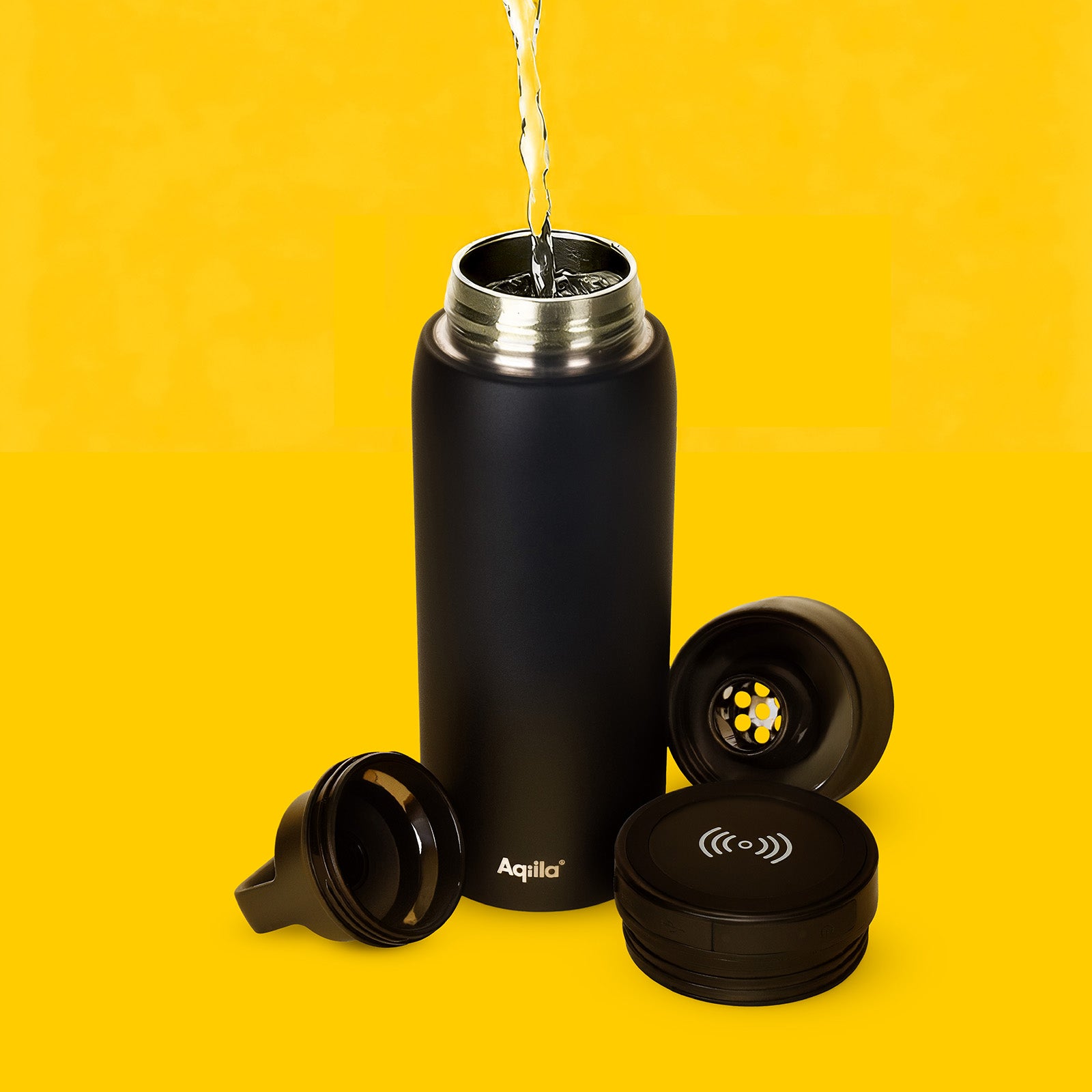 Aqiila Powerbottle 2-i-1 flaska och powerbank
