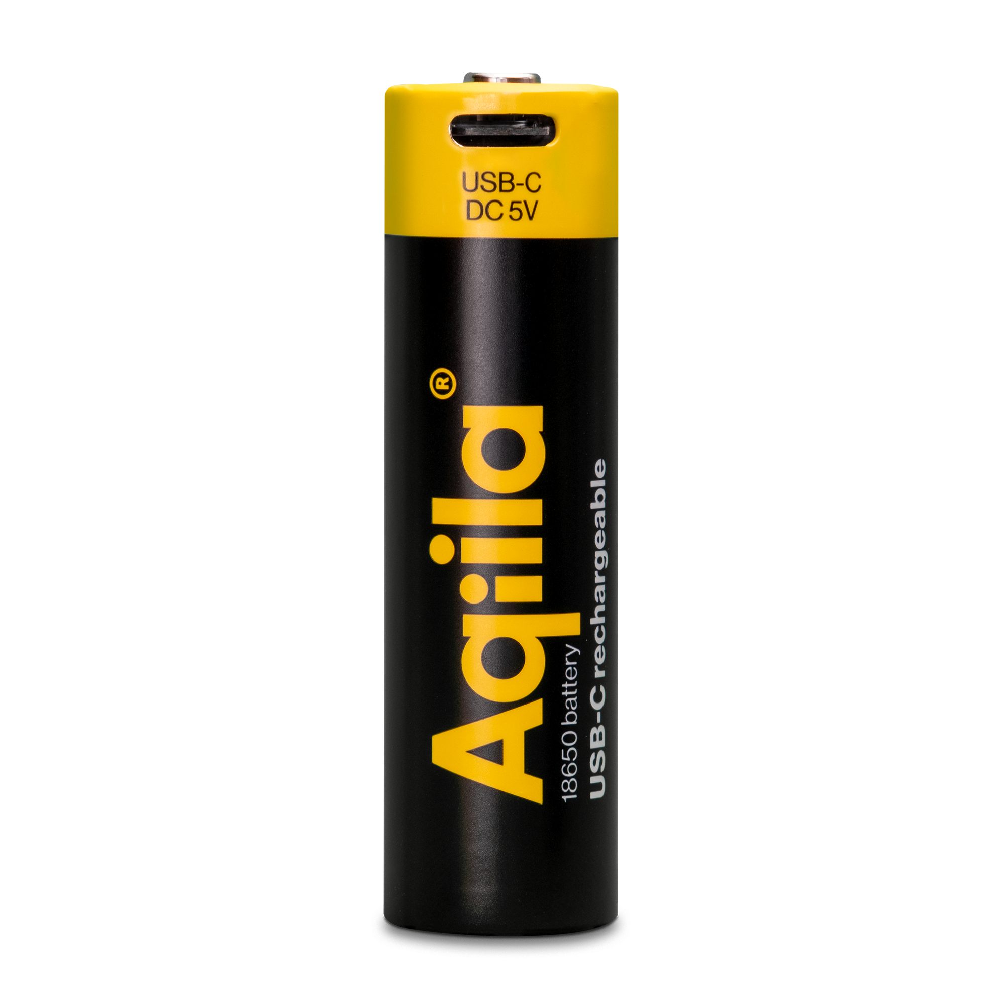 Aqiila uppladdningsbara USB-C-batterier 18650 2 000 mAh