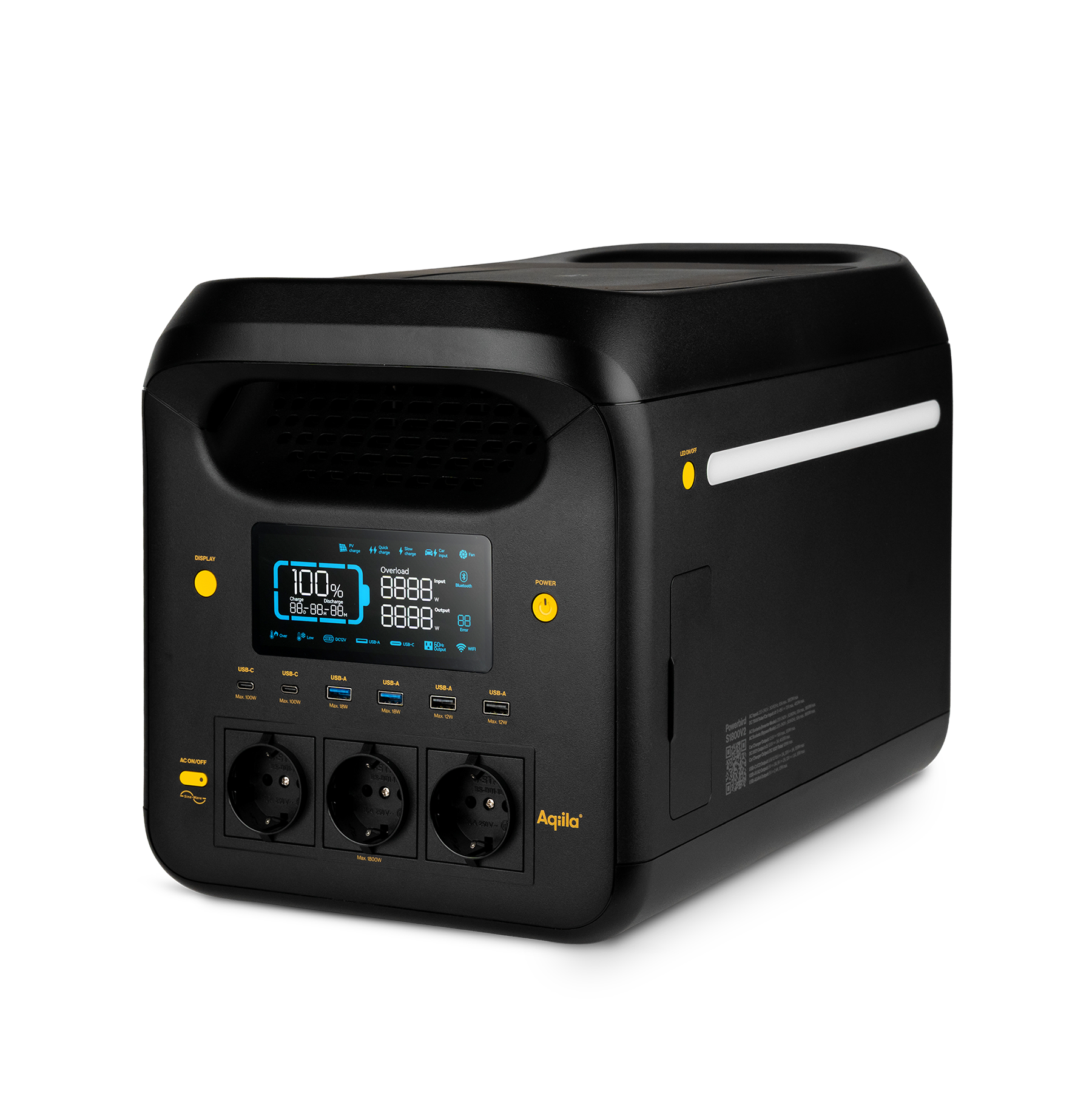 Aqiila Powerbird S1800V2 portabel powerstation 1 800W