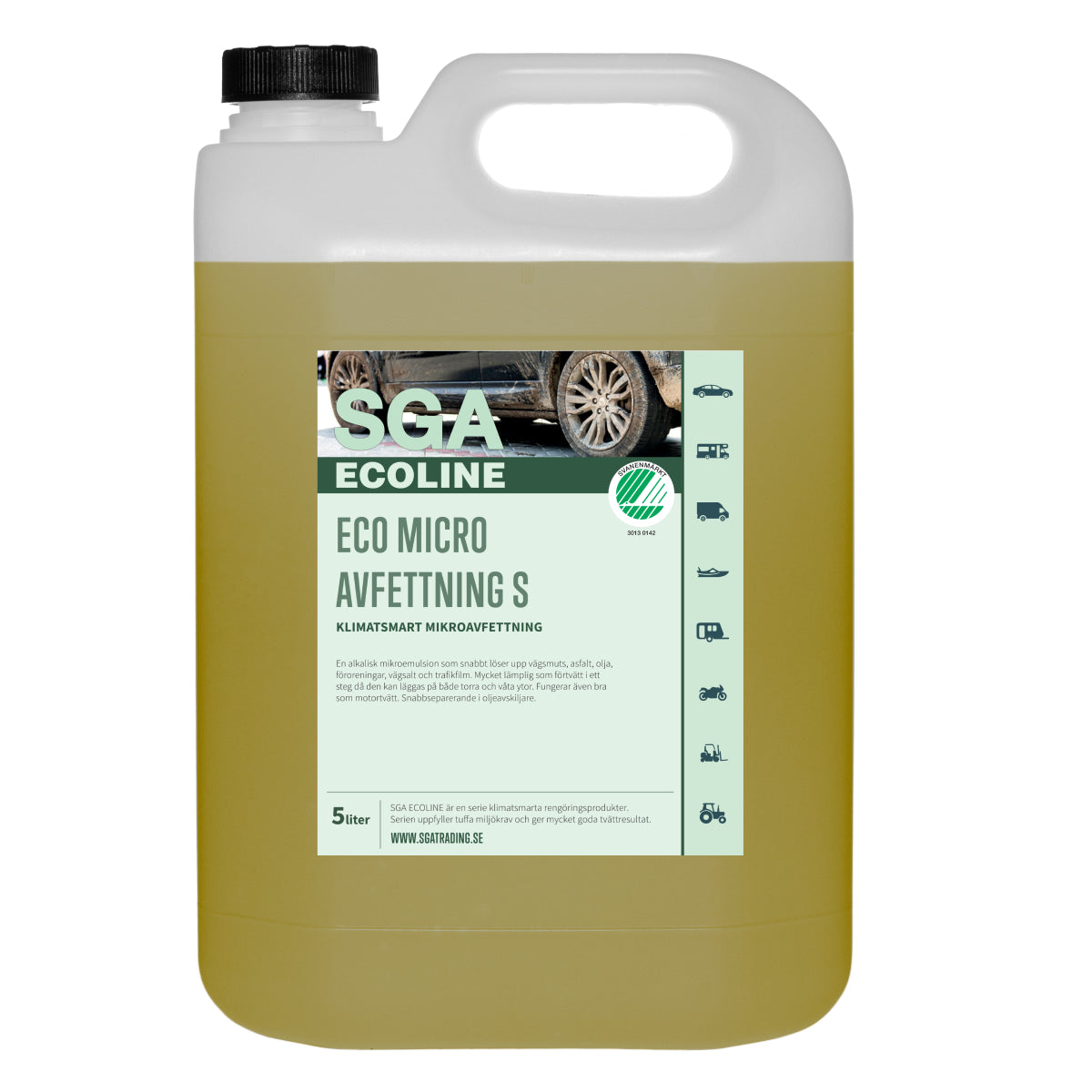SGA Eco Micro Avfettning S, Svanen 5L