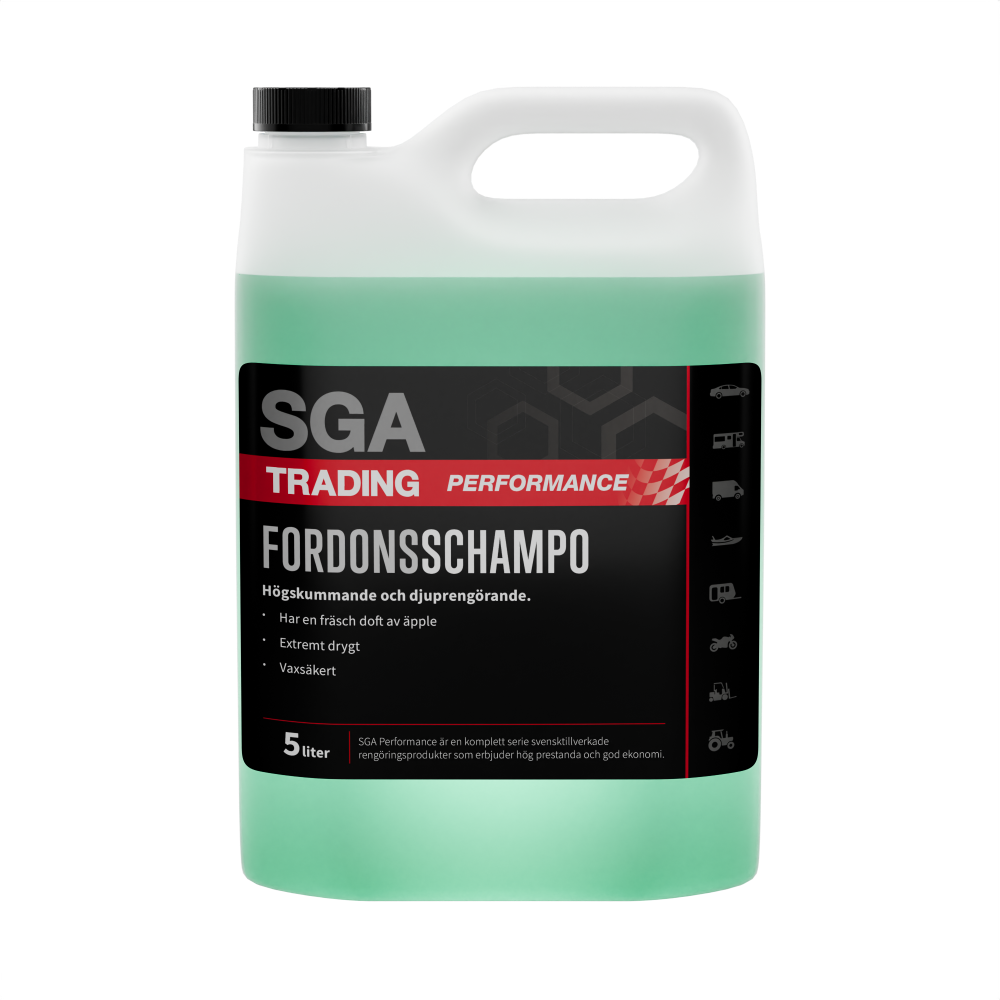 Bilschampo SGA PERFORMANCE Fordonsschampo, 5 liter