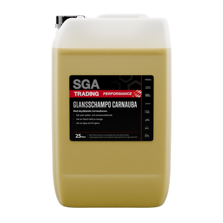 Bilschampo SGA PERFORMANCE Glansschampo Carnaubavax, 25 liter