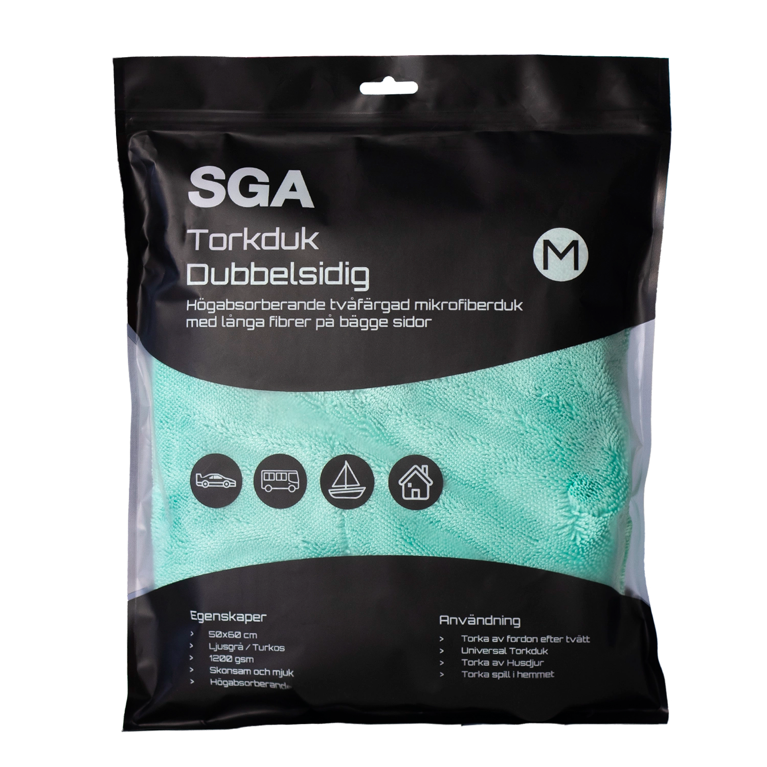Torkhandduk SGA Torkduk Dubbelsidig 50x60 framsida