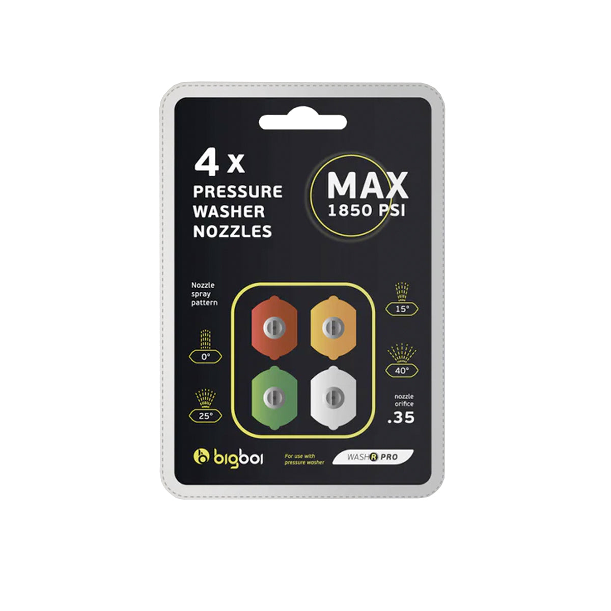 Bigboi WASHR PRO Munstycken 4-pack