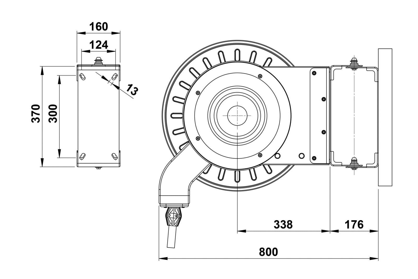 SLANGVINDA 400BAR 3/8" 30M