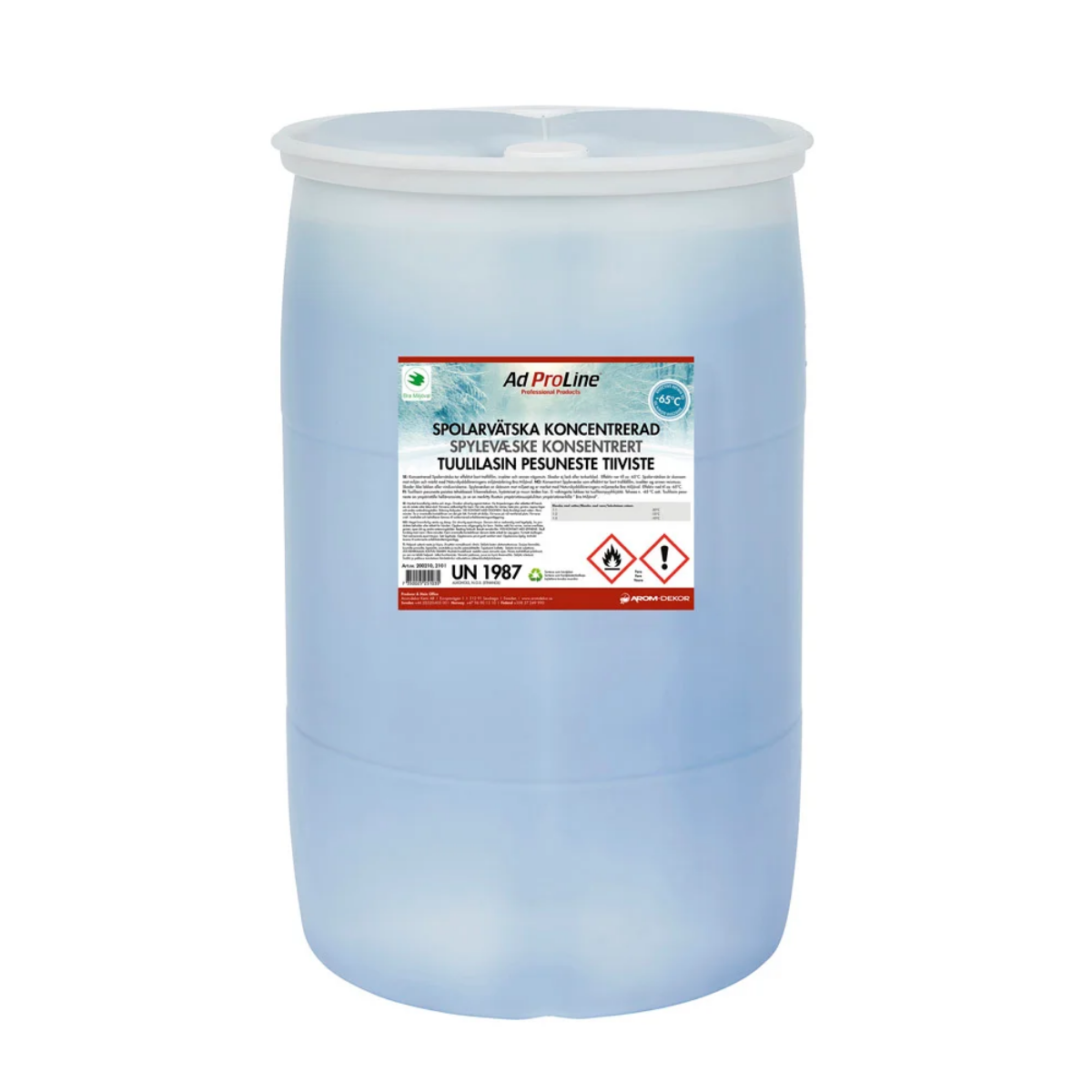 AD Spolarvätska Koncentrerad -65c, 210L